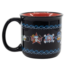 CERAMIC BREAKFAST MUG 14 OZ IN GIFT BOX ONE PIECE SKULLS ANIME