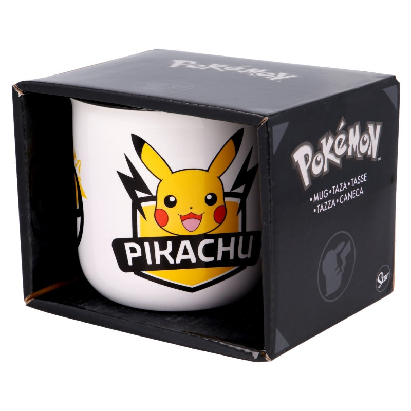 CERAMIC BREAKFAST MUG 14 OZ IN GIFT BOX POKEMON PIKACHU