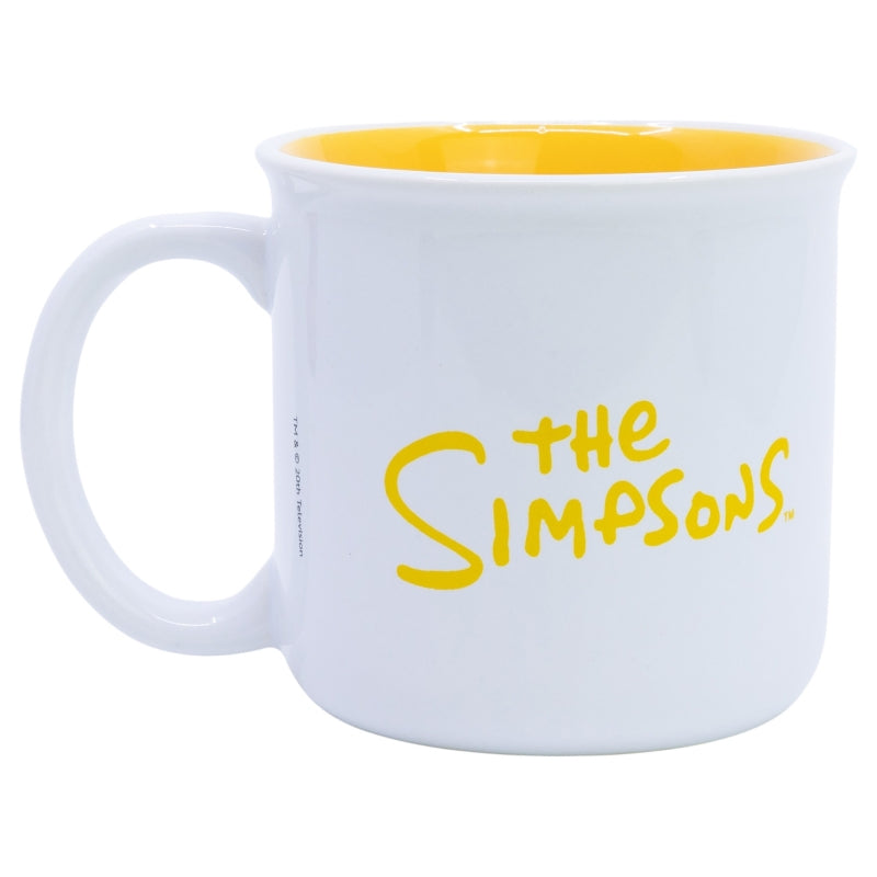 CERAMIC BREAKFAST MUG 14 OZ IN GIFT BOX SIMPSONS HOMER FACE