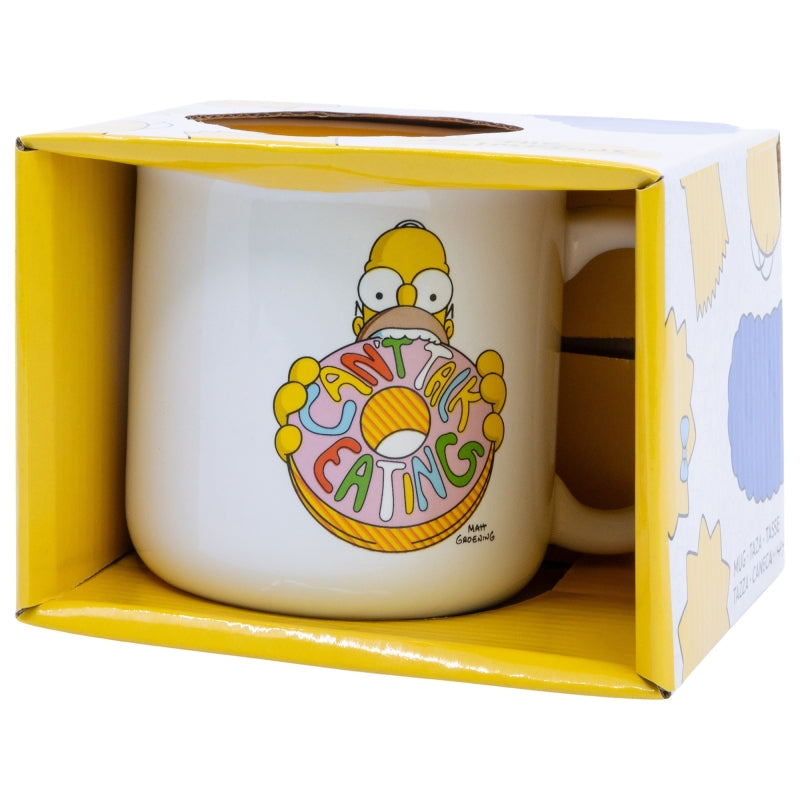 CERAMIC BREAKFAST MUG 14 OZ IN GIFT BOX SIMPSONS HOMER FACE