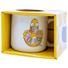 CERAMIC BREAKFAST MUG 14 OZ IN GIFT BOX SIMPSONS HOMER FACE