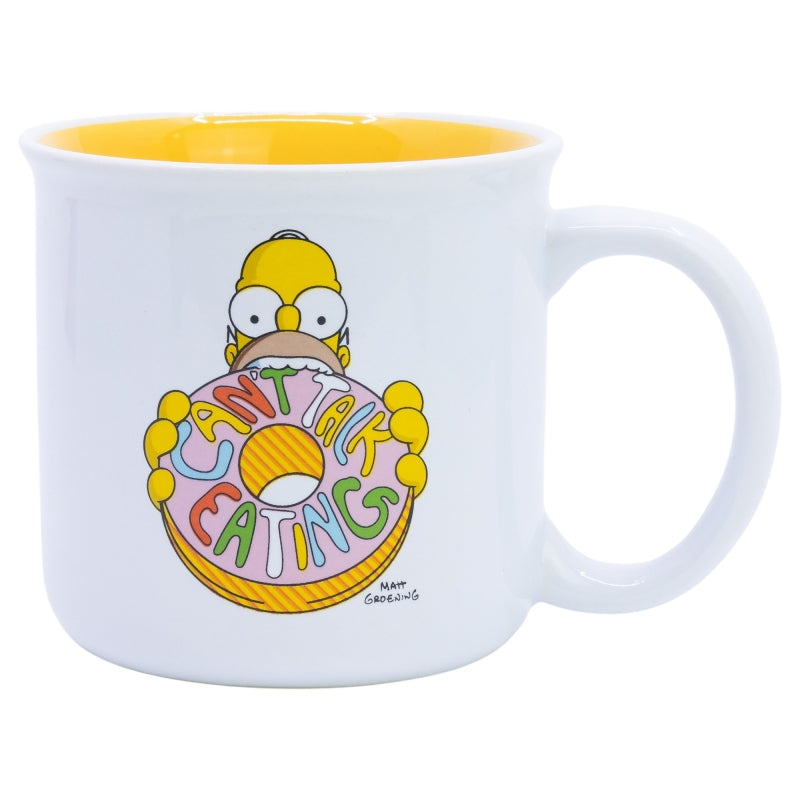 CERAMIC BREAKFAST MUG 14 OZ IN GIFT BOX SIMPSONS HOMER FACE