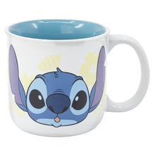 CERAMIC BREAKFAST MUG 14 OZ IN GIFT BOX STITCH PALMS