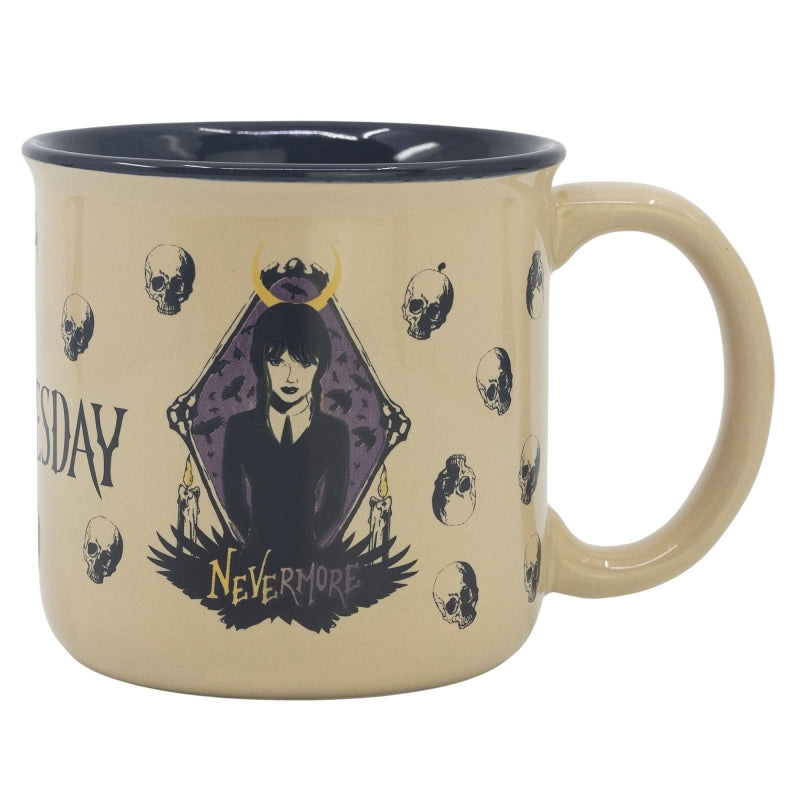 CERAMIC BREAKFAST MUG 14 OZ IN GIFT BOX WEDNESDAY