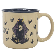 CERAMIC BREAKFAST MUG 14 OZ IN GIFT BOX WEDNESDAY