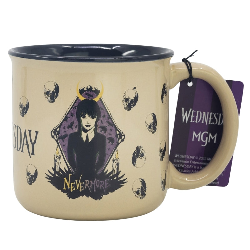 CERAMIC BREAKFAST MUG 14 OZ IN GIFT BOX WEDNESDAY