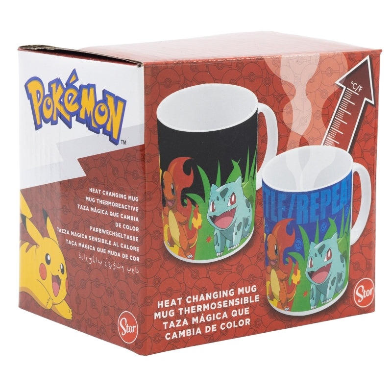 CERAMIC CHANGING COLOR MUG 11 OZ IN GIFT BOX POKEMON UNIVERSE