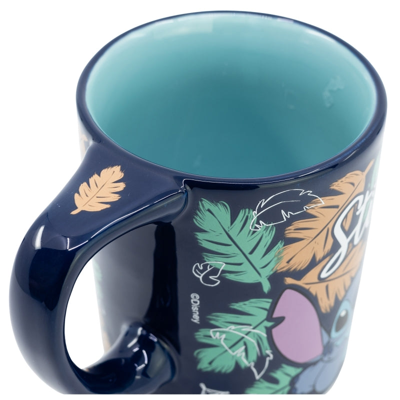 CERAMIC DROP SAFE MUG 10 OZ STITCH OHANA