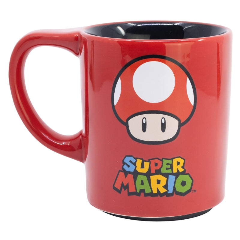 CERAMIC DROP SAFE MUG 10 OZ SUPER MARIO POWER