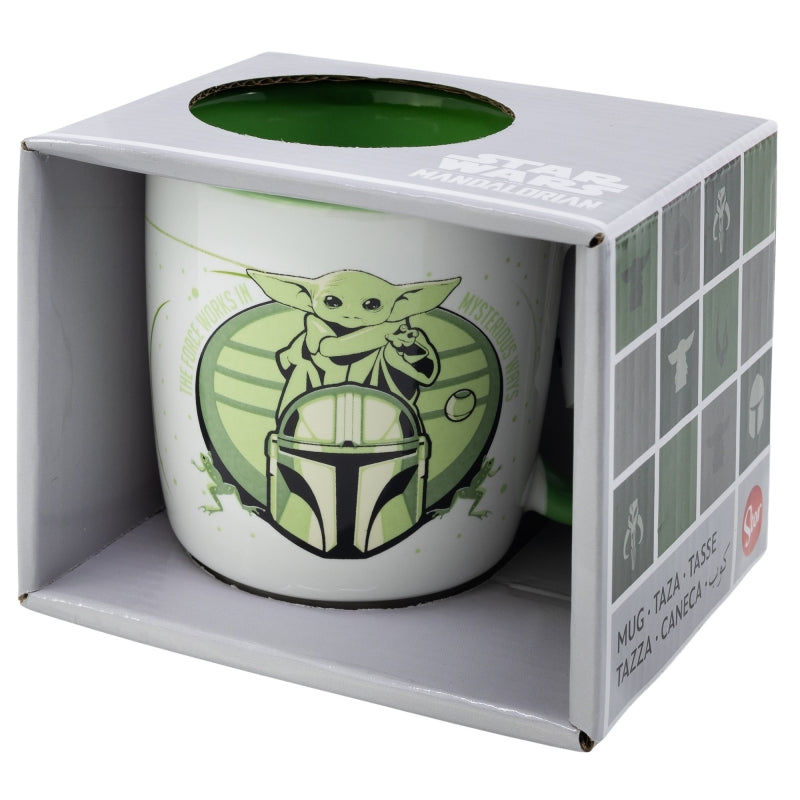 CERAMIC ELITE MUG 13 OZ IN GIFT BOX GROGU MANDALORIAN