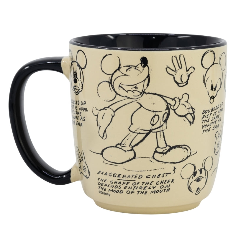 CERAMIC ELITE MUG 13 OZ IN GIFT BOX MICKEY MOUSE VINTAGE