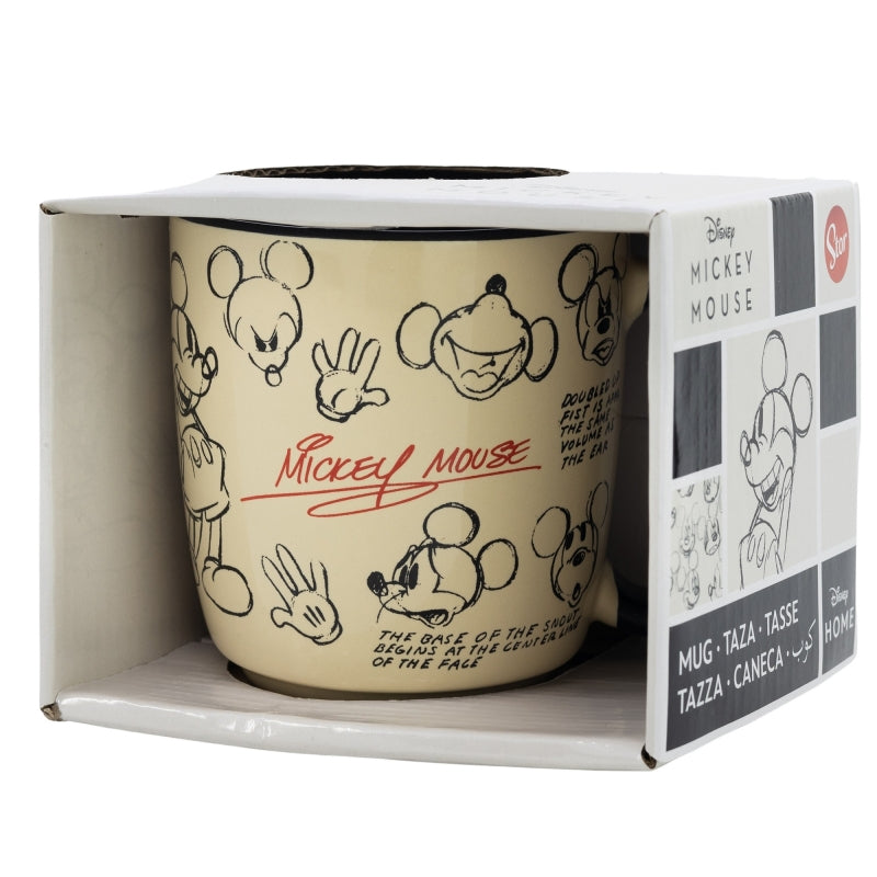 CERAMIC ELITE MUG 13 OZ IN GIFT BOX MICKEY MOUSE VINTAGE