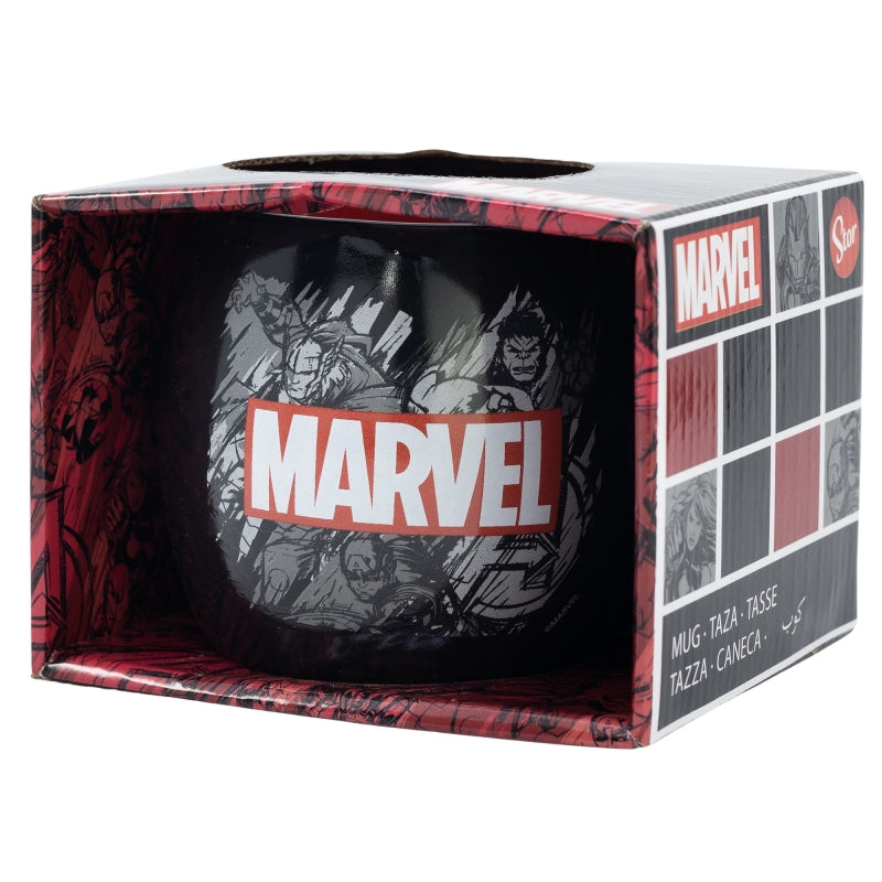 CERAMIC GLOBE MUG 13 OZ IN GIFT BOX MARVEL PATTERN