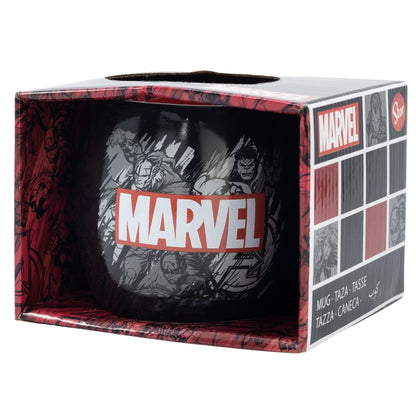 CERAMIC GLOBE MUG 13 OZ IN GIFT BOX MARVEL PATTERN