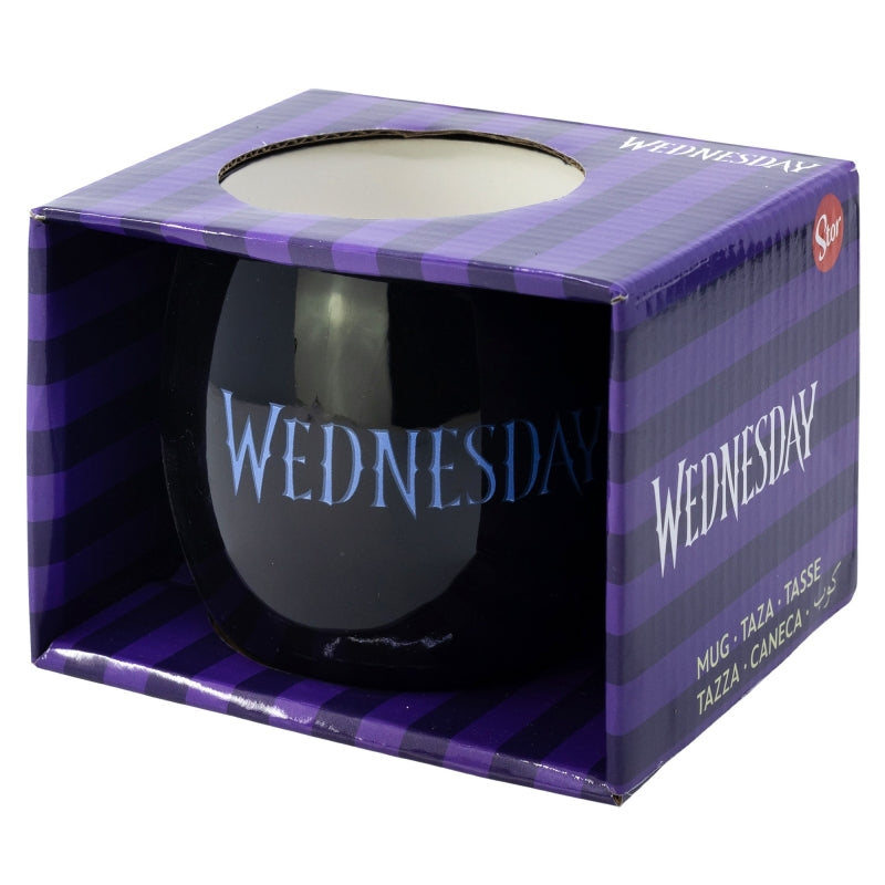 CERAMIC GLOBE MUG 13 OZ IN GIFT BOX WEDNESDAY