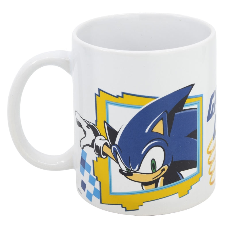 CERAMIC MUG 11 OZ IN GIFT BOX SONIC GAME ON WH