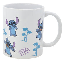 CERAMIC MUG 11 OZ IN GIFT BOX STITCH LEAVES PATTERN CNPL