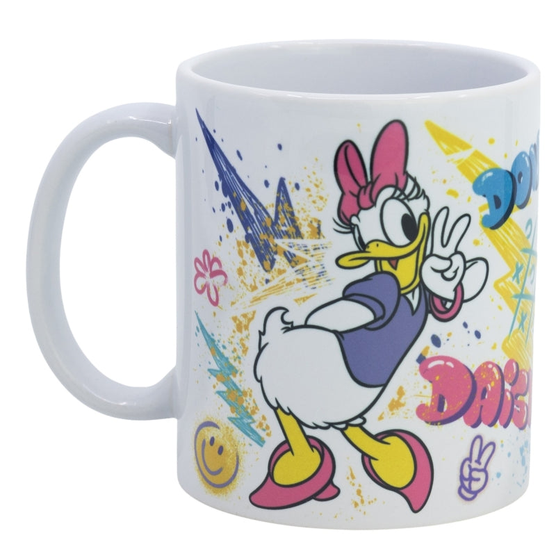 CERAMIC SB MUG 11 OZ IN BOX DONALD DAISY GRAFFITI