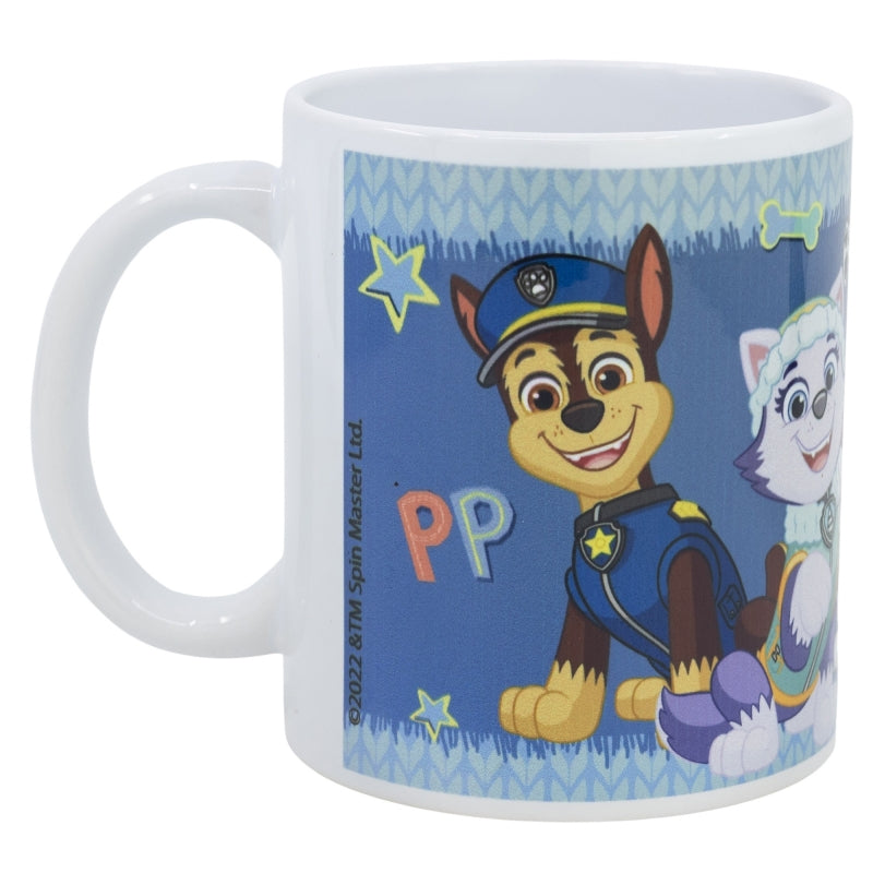 CERAMIC SB MUG 11 OZ IN BOX PAW PATROL BOY PATCHED TOGETHER