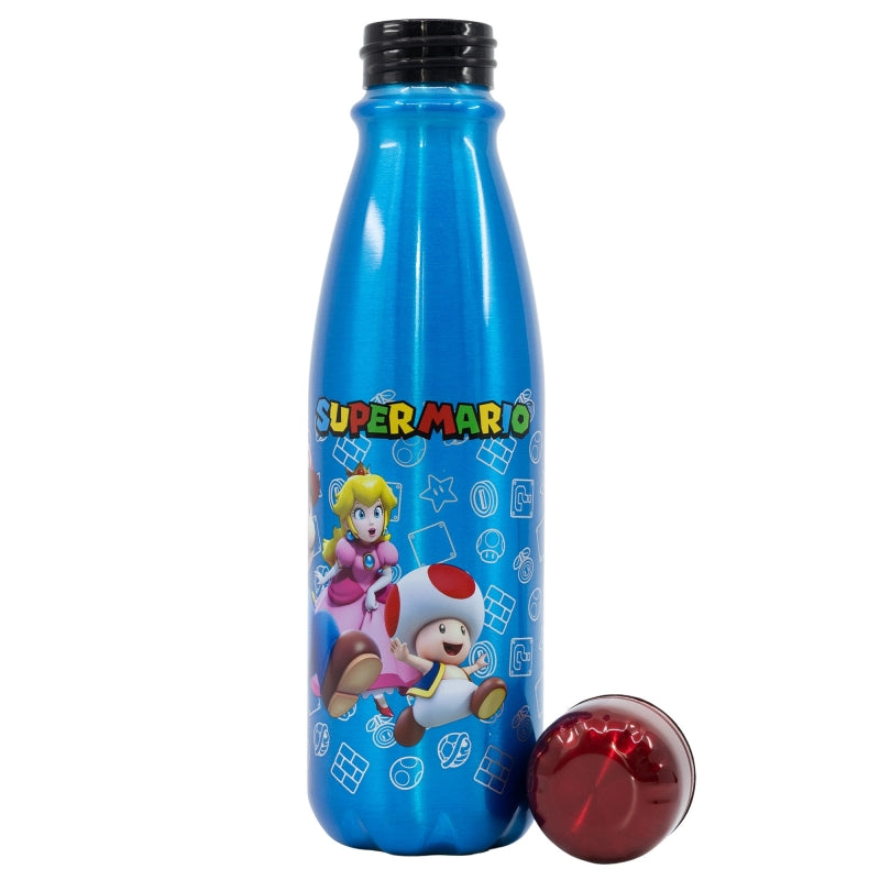 DAILY ALUMINIUM BOTTLE 600 ML SUPER MARIO