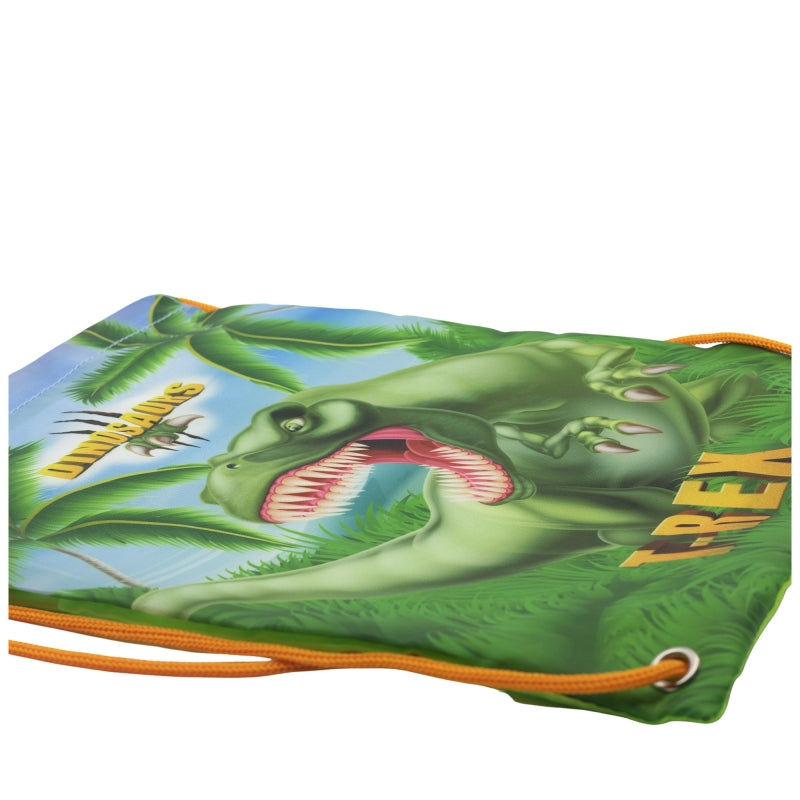 DRAWSTRING LUNCH BAG DINOSAUR