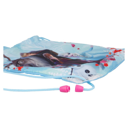 DRAWSTRING LUNCH BAG FROZEN II BLUE FOREST