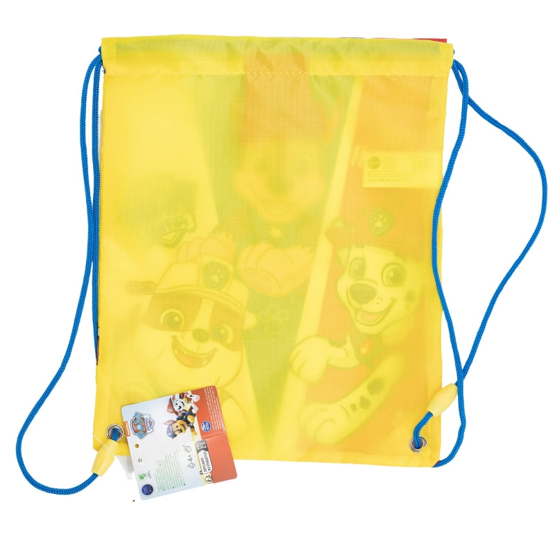 DRAWSTRING LUNCH BAG PAW PATROL PUP POWER