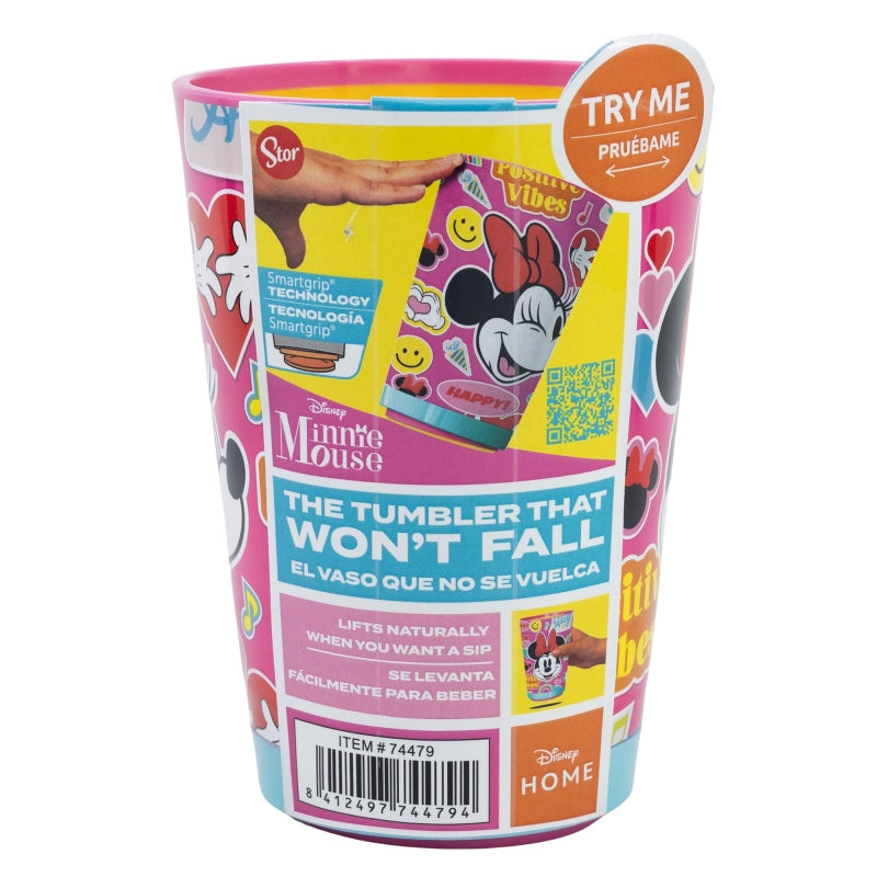 Minnie Mouse Smartgrip Tumbler 470 ml – Bloeiend en Stabiel!