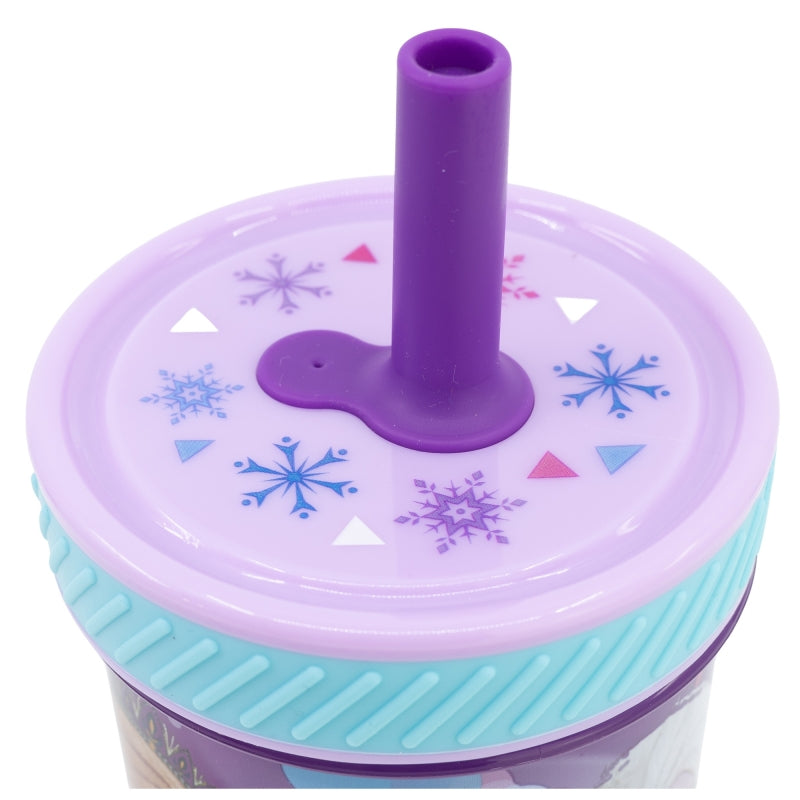 Frozen Smartgrip Tumbler met Rietje 370 ml – IJzige Stabiliteit met Anna!
