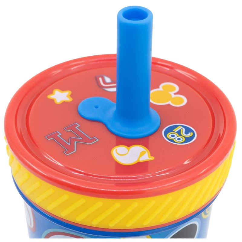 Mickey Mouse Smartgrip Tumbler met Rietje 370 ml – Cool en Stabiel!