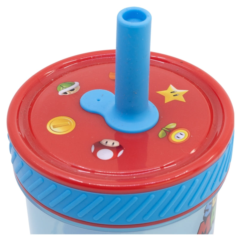 Super Mario Smartgrip Tumbler met Rietje 370 ml – Fun in Every Jump!