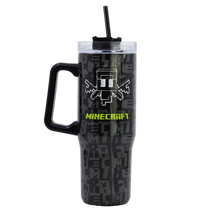 DW INSULATED STAINLESS STEEL XL RAMBLER MUG 940 ML MINECRAFT SQUARED PATTERN
