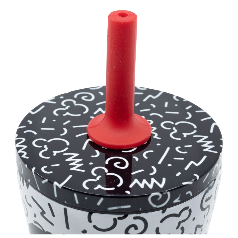 Mickey Mouse Thermos Tumbler met Rietje 360 ml – Stijlvol en Koel!