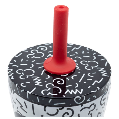 Mickey Mouse Thermos Tumbler met Rietje 360 ml – Stijlvol en Koel!