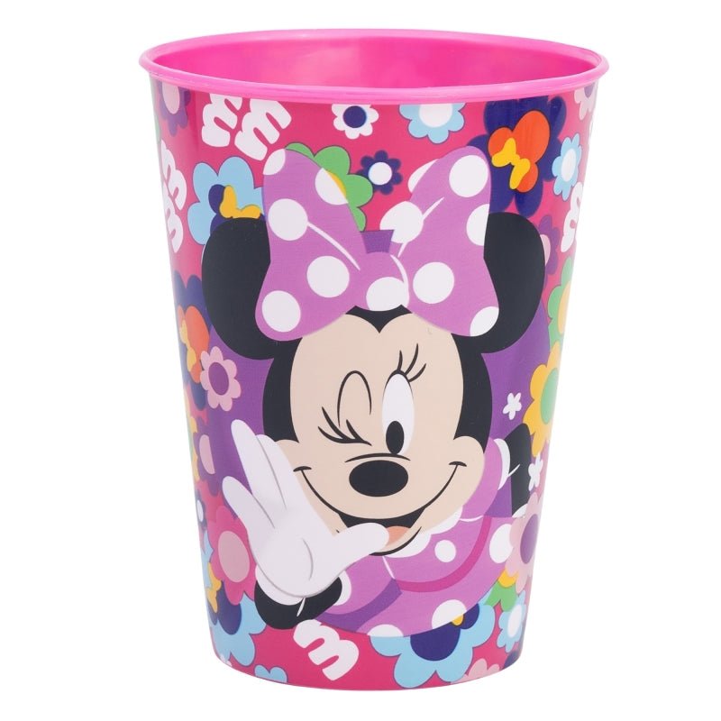 Minnie Bold Florals Kinderbeker 260 ml – Bloeiend Plezier met Minnie!