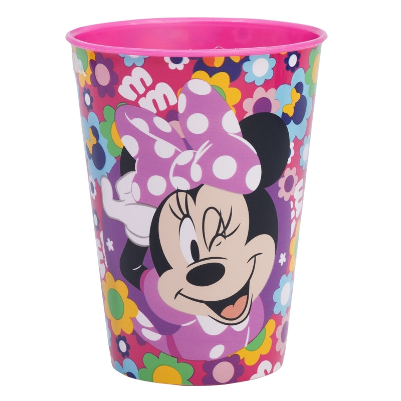 Minnie Bold Florals Kinderbeker 260 ml – Bloeiend Plezier met Minnie!