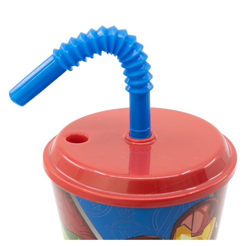 Avengers Tumbler met Rietje 430 ml – Heldhaftig met Hulk!