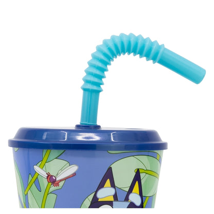 Bluey Tumbler met Rietje 430 ml – Speel en Drink met Bluey!