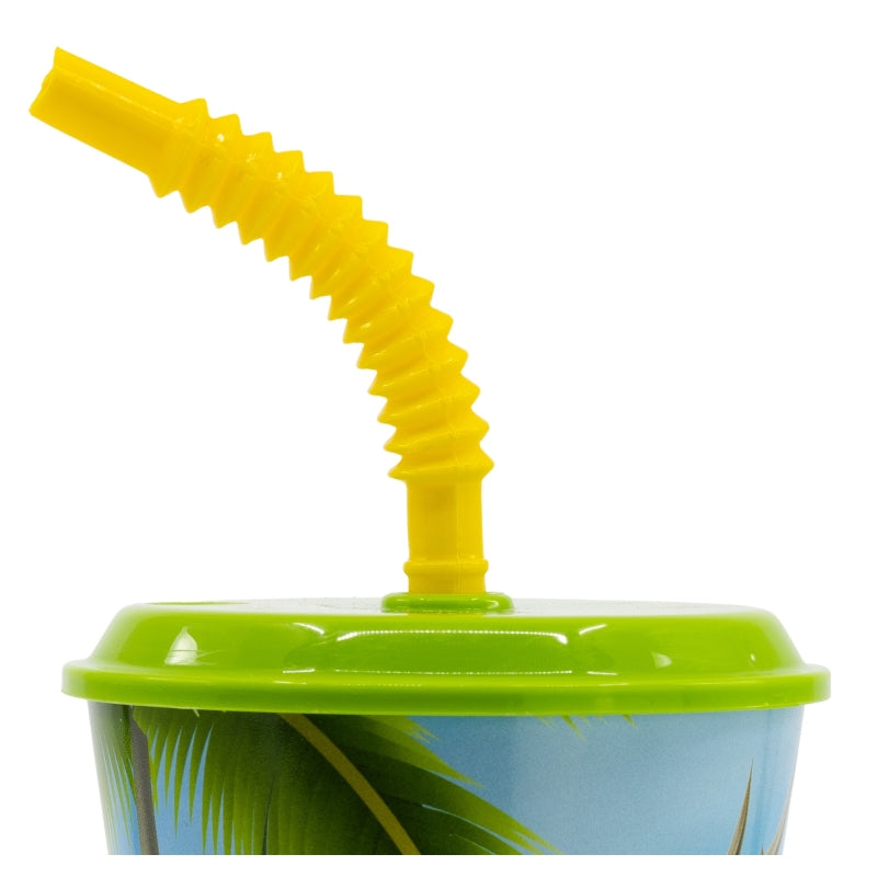 T-Rex Tumbler met Rietje 430 ml – Roar naar Avontuur!