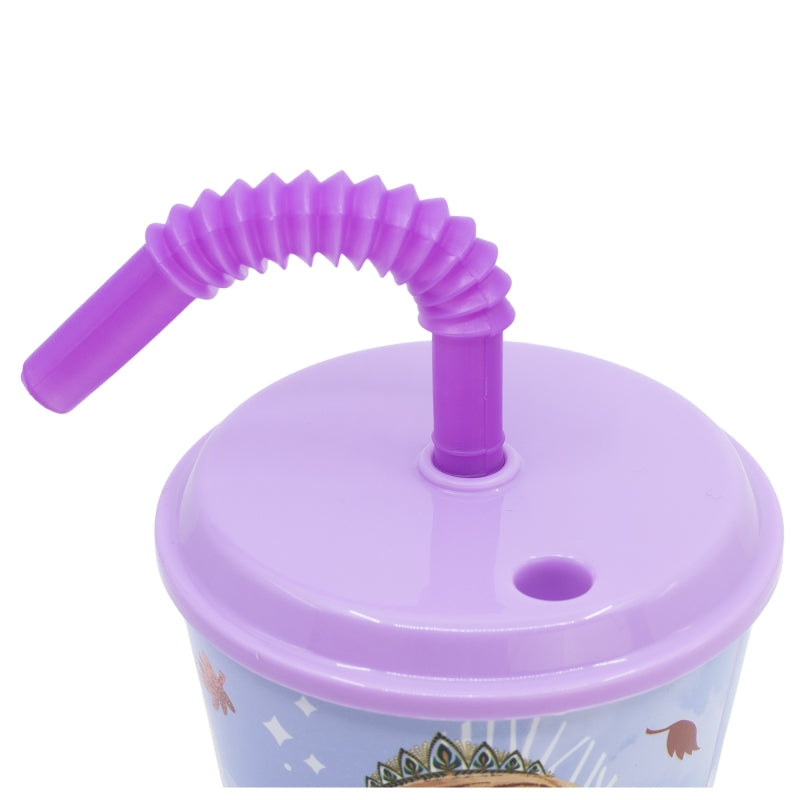 Frozen Autumn Leaves Tumbler met Rietje 430 ml – IJzige Herfstmagie!
