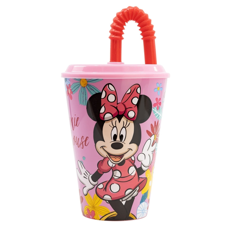 Minnie Mouse Tumbler met Rietje 430 ml – Lenteachtig Drinkplezier!
