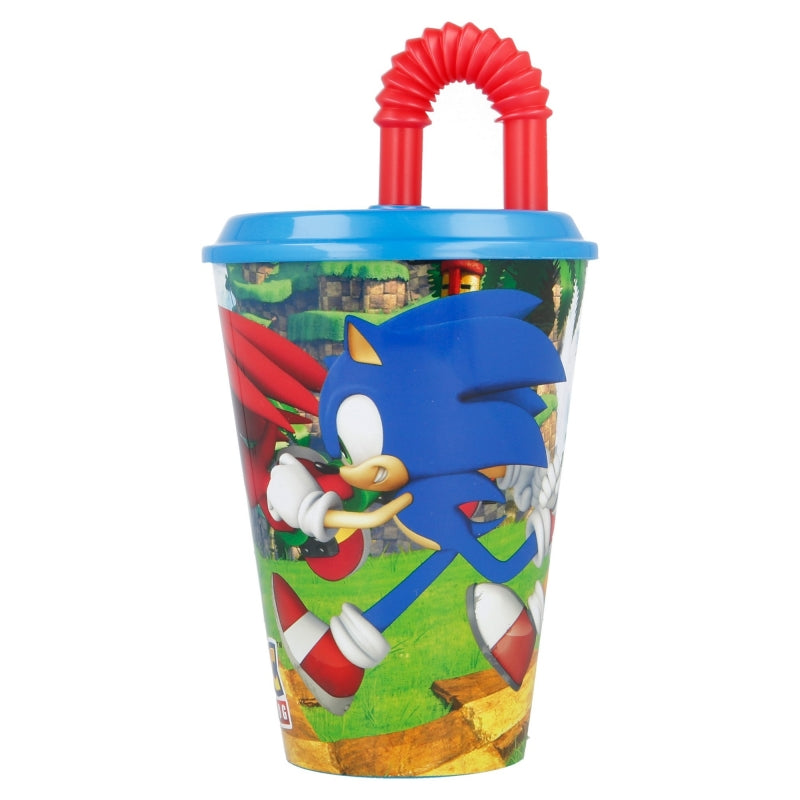 Sonic Easy Sport Tumbler 430 ml – BPA-vrije Kinderbeker met Rietje