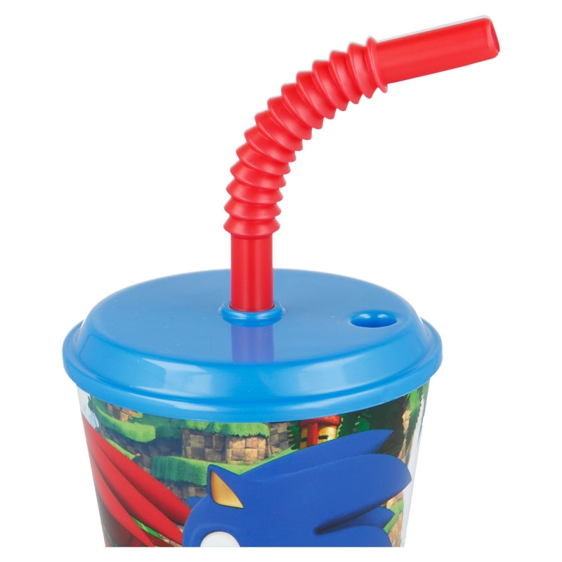 Sonic Easy Sport Tumbler 430 ml – BPA-vrije Kinderbeker met Rietje