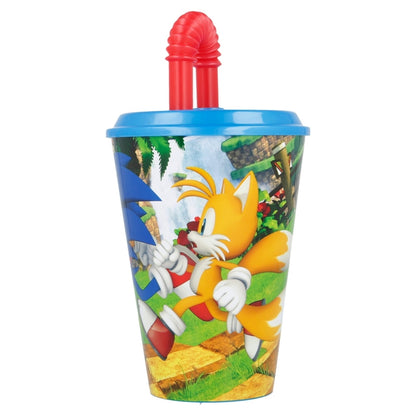 Sonic Easy Sport Tumbler 430 ml – BPA-vrije Kinderbeker met Rietje