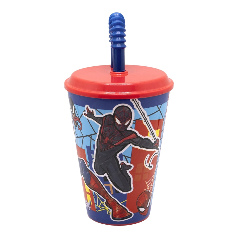 Spider-Man Mob Rules Tumbler met Rietje 430 ml – Webzwaaiend Avontuur met Spider-Man!