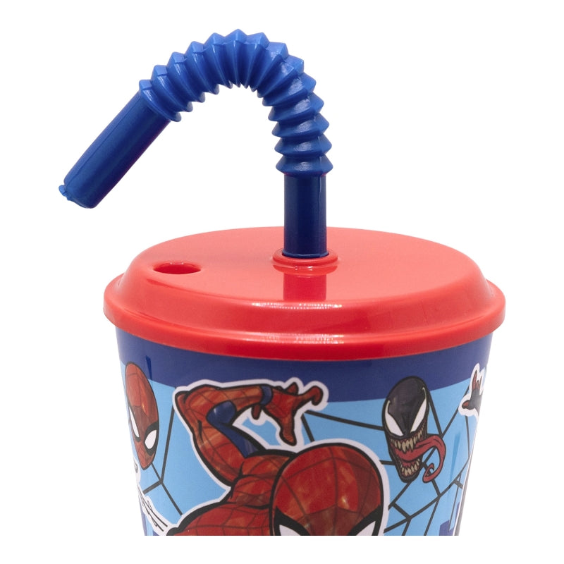 Spider-Man Mob Rules Tumbler met Rietje 430 ml – Webzwaaiend Avontuur met Spider-Man!
