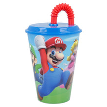 Super Mario Easy Sport Tumbler 430 ml – BPA-vrije Kinderbeker met Rietje