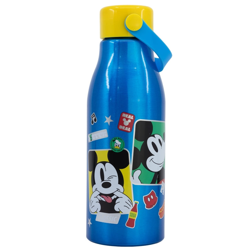 FLEXI HANDLE ALUMINIUM BOTTLE 760 ML MICKEY MOUSE FUN-TASTIC