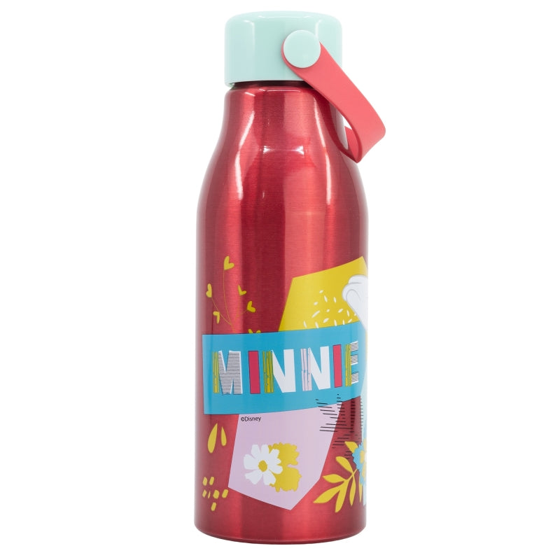 FLEXI HANDLE ALUMINIUM BOTTLE 760 ML MINNIE MOUSE BEING MORE MINNIE