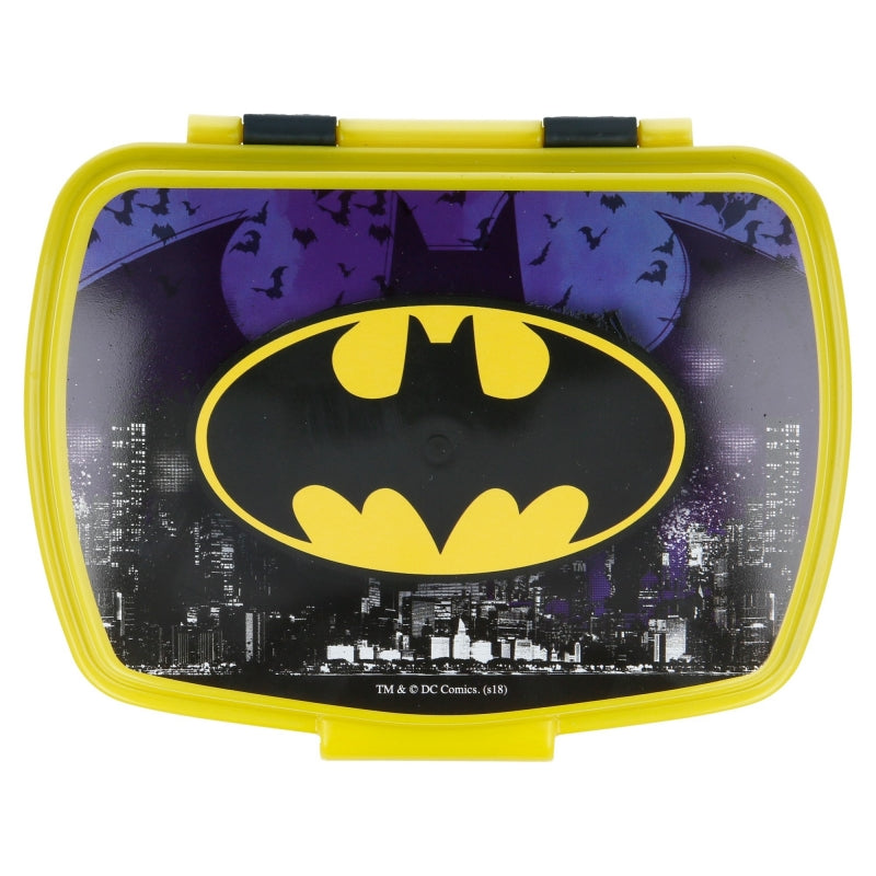 Batman Symbol Lunchbox – BPA-vrije Broodtrommel voor Kinderen 🥪
